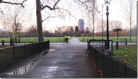 Biker in Hyde Park