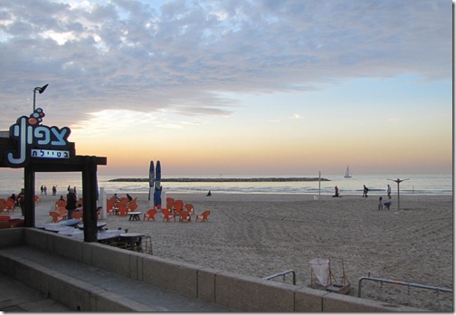 Tel-Aviv Beach Evening