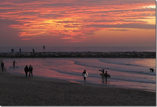 Tel-Aviv Beach Sunset