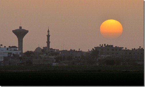 Sunset Over Gaza