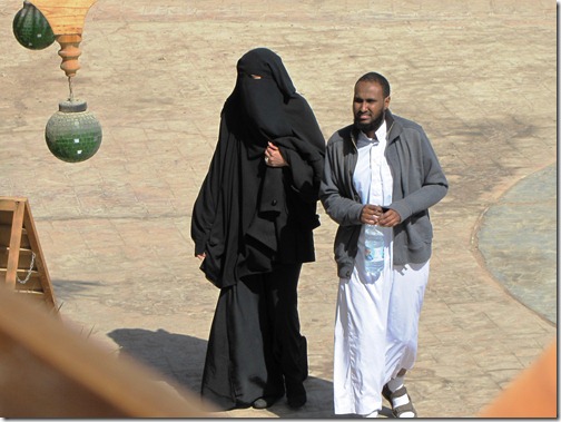 Veiled Woman in Dahab