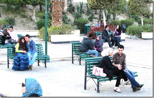 Couples Hanging Out by the Nile