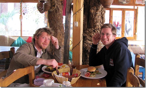 Matt and Nick in Dahab