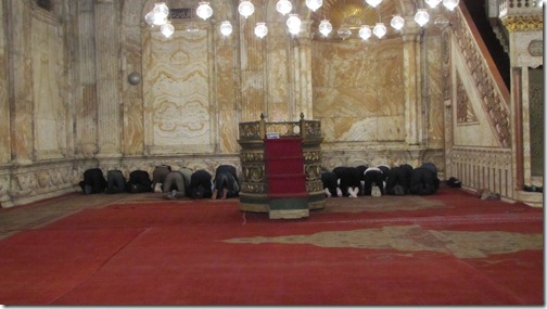 Men Praying in Mosque