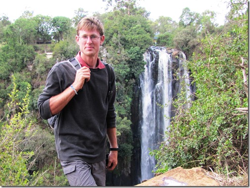 Nick at Waterfall