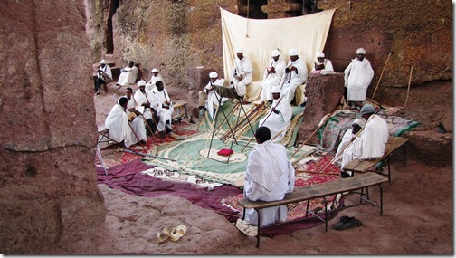 Priests Reading and Singing