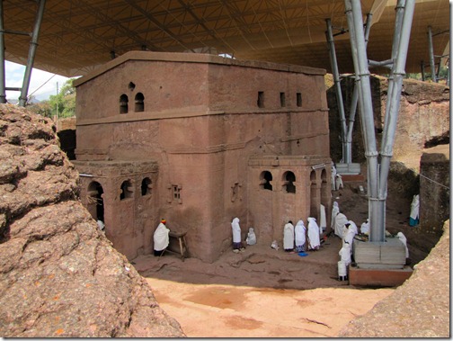 Women Praying at Rock Hewn Church