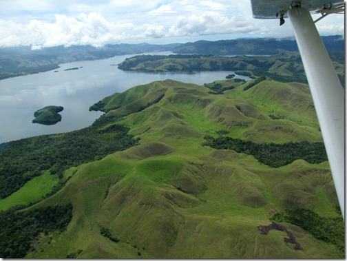 Near Sentani from the Air