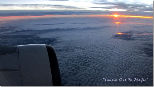 Inflight Sunrise