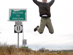 Oregon (Home of my Brother) Yipee!