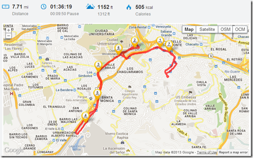 Running Map